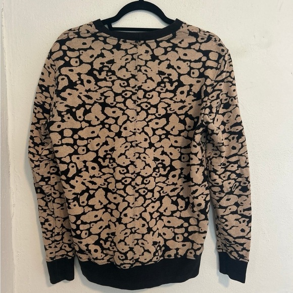 Rag & Bone Black and Cream Knit Sweater - Picture 3 of 4